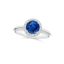 Blue sapphire ring in Diana setting Dubai