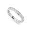 Channel setting half eternity diamond ring