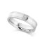 Men's Patterned & Diamond Set Wedding Ring