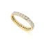 Channel setting 2 carat round diamond eternity ring