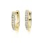 Round diamond hoop earrings dubai