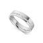 Offset channel baguette diamond ring